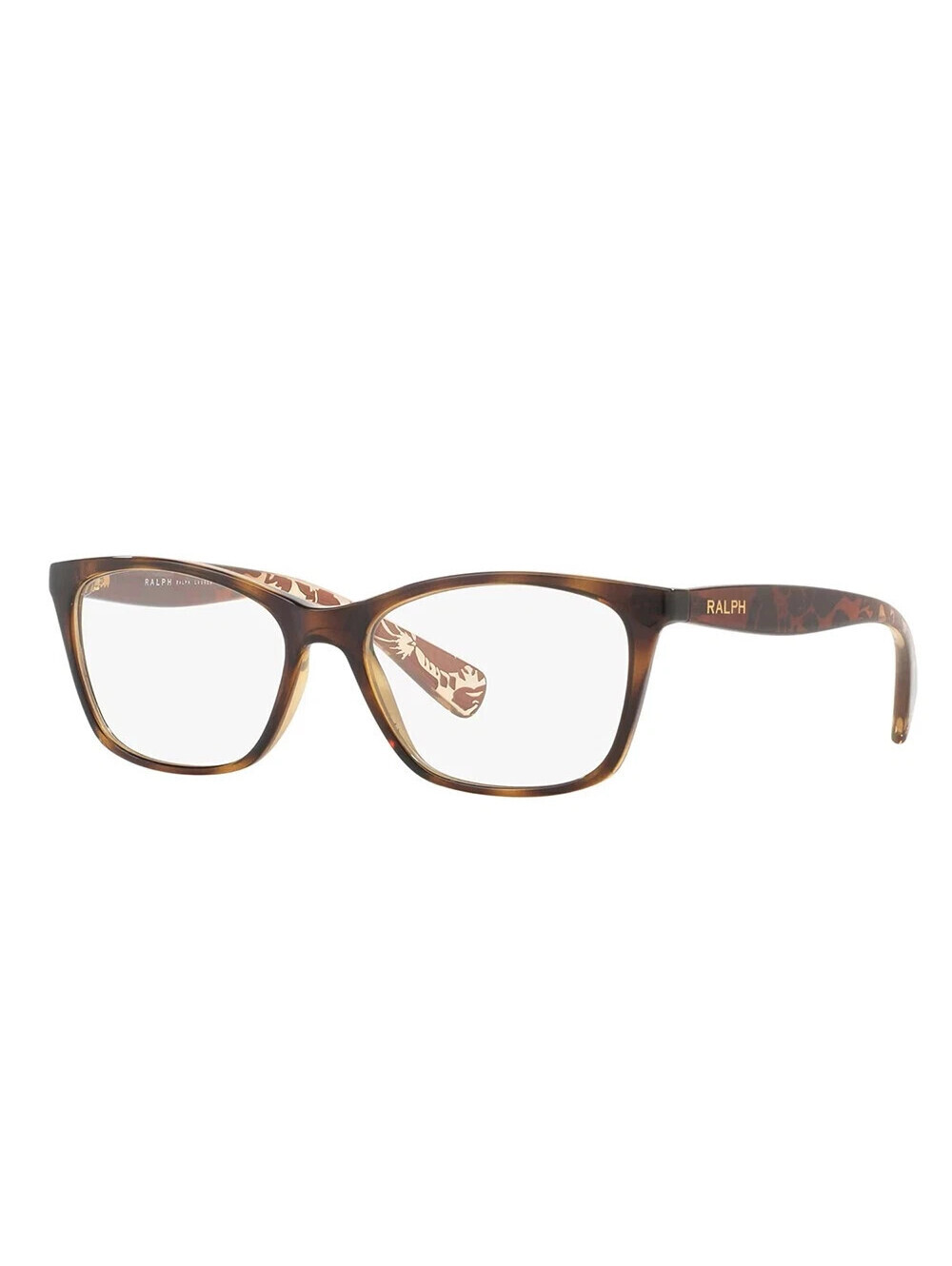 Ralph Lauren RA 7071 502 Shiny Dark Havana Plastic Cat-Eye Eyeglasses 52mm